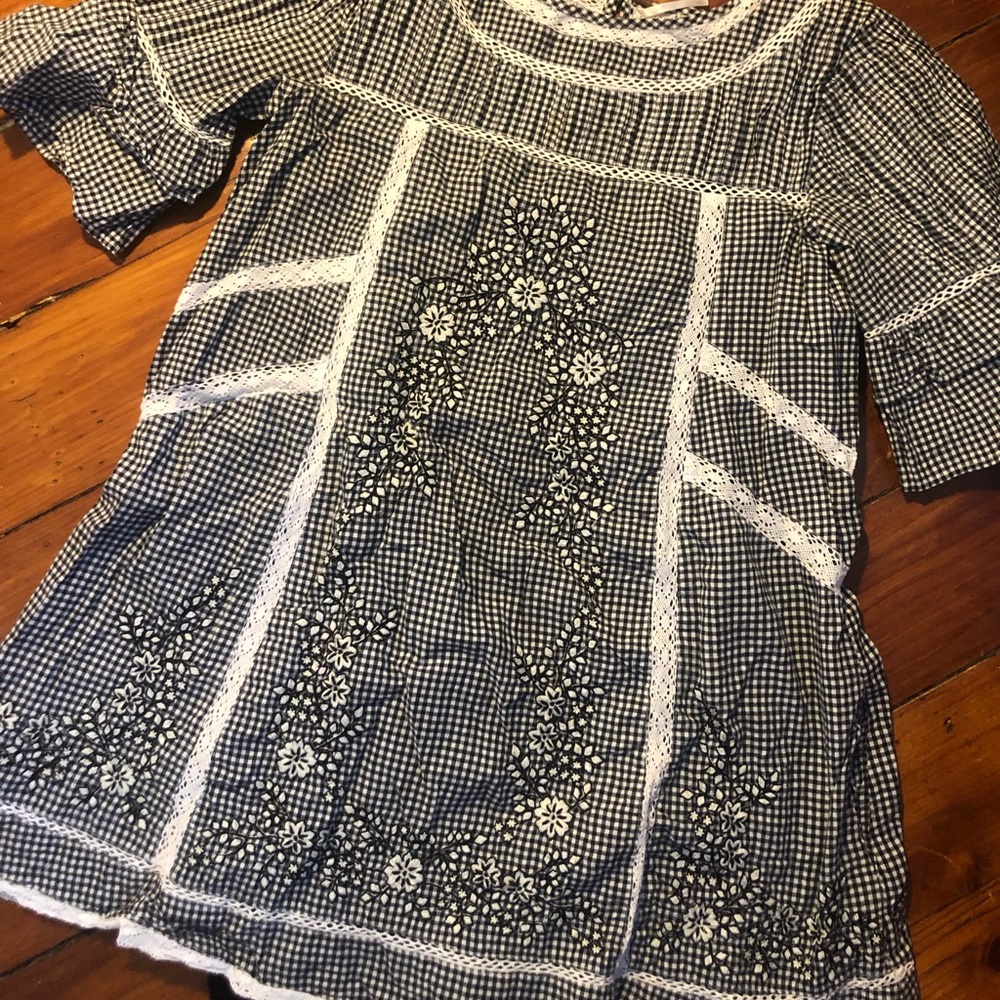 Free People Checked Dress